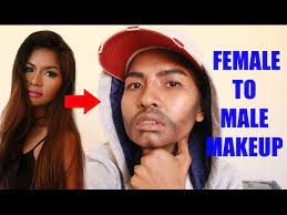 female to male makeup transformation