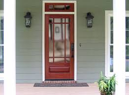 Panel Mahogany Wood Front Door