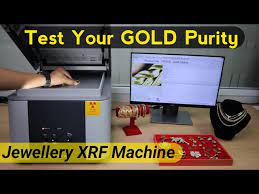 gold testing machine xrf machine for