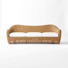 bacio modern rattan outdoor sofa with
