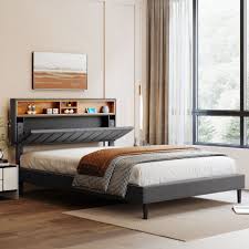 Modern Upholstered Bed Frame With