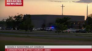 Following Shooting Outside Iowa Church ...