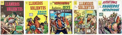 mexican western golden age five comics
