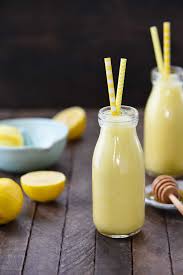 lemon smoothie sunshine in a bottle