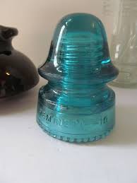 Vintage Hemingray 19 Blue Glass