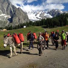 family walking hiking tours in europe