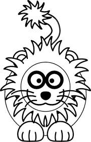 Some of the pages include activities too. Cute Lion Coloring Page For Kids Free Printable Picture