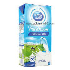 Milk is full of essential nutrients that are indispensable for daily life. Dutch Lady Pure Farm Full Cream Milk 1l Goldenfin96 Deliver Seafood And Grocery Items To Your Doorstep