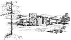 House Plan 21122 Retro Style With