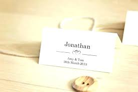 Wedding Table Place Cards Template Card Printing Name Free