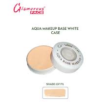 glamorous face aqua makeup base white