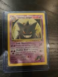 We offer custom mystery packs & boxes, booster boxes & packs, singles, graded cards, supplies, accessories, figures, plush toys, and much more! Vintage Pokemon Tcg Sabrina S Gengar 29 132 Pokemon Trading Card Game Pokemon Card Pokemon Cards Vintage Pokemon Card Toys Games Board Games Cards On Carousell