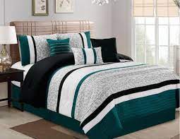 7 Pcs Luxury Bedding Comforter Sets