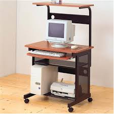 Topeakmart mobile compact computer desk cart for small spaces, work workstation, writing desk table with drawers and printer shelf. 50 Computer Desk For Small Spaces Visualhunt