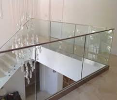 My basement stairs didn't have a handrail for years! Steel Glass Railing And Stair Glass Railing Design Steel Glass