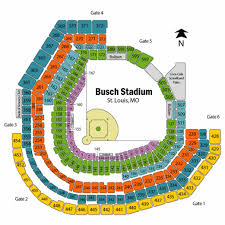 Busch Stadium Seat Map Map 2018