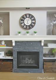Updated Fireplace And Mantel Clean
