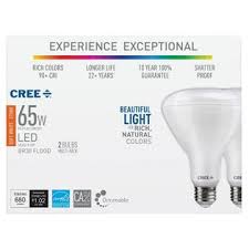 Ge Cree 65w Equivalent Soft White 2700k Br30 Dimmable Exceptional Light Quality Led Light Bulb 2 Pack