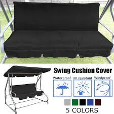 150cm 3 Seater Garden Swing Cushion 5