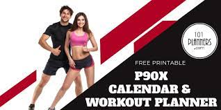 printable p90x schedule for the clic