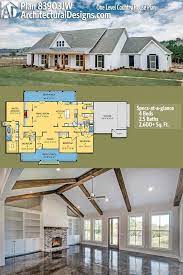 Plan 83903jw One Level Country House