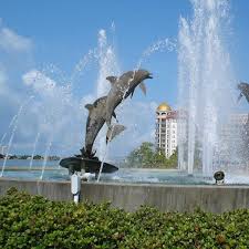 China Garden Dolphin Water Sculpture