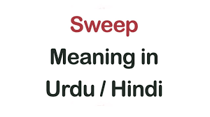 sweep meaning in urdu hindi english