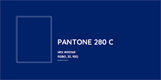 about pantone 280 c color color codes