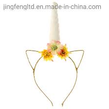 This is great on its own, but could be. 2019 Unicorn Headband Girls Flowers Hairband For Kids Cat Ears Unicorn Horn Party Hair Accessories China Colorful Printing And Knotted On Head Price Made In China Com