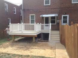 Small 12x12 Deck With Walkway Above