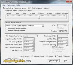 SG TCP Optimizer - Download