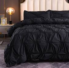 pintuck pleated duvet cover with