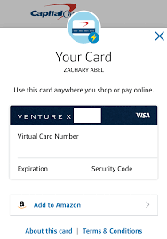 capital one virtual card number
