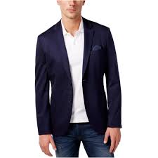 Michael Kors Mens Solid Two Button Blazer Jacket Mens