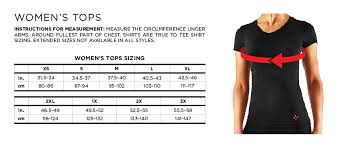 Womens Compression Sizing Charts Tommie Copper