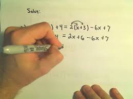 Solving Linear Equations Example 1