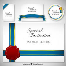 best design invitation card template