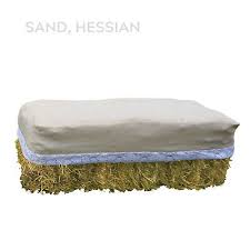 Hay Bale Covers Wedding Seating Outdoor