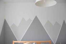 Paint A Diy Nursery Mountain Mural