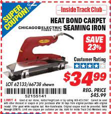 heat bond carpet seaming iron
