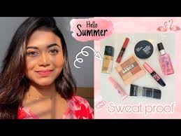 my sweat proof summer makeup routine