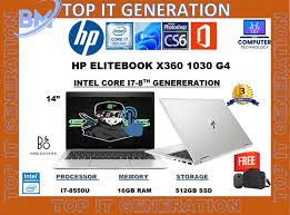 hp elitebook x360 1030 g4 i7 8gen 16gb