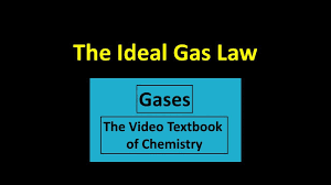 10 4 the ideal gas equation