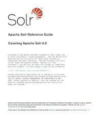 reference guide covering apache solr 6 0