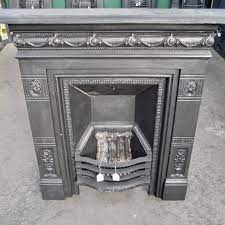 Victorian Reclaimed Cast Iron Fireplace