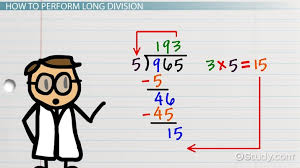 Long Division Examples Rules