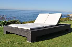 Venzano Modern Outdoor Double Chaise