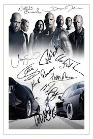 With the fate of the furious in theaters, we have compiled the list of the entire fast & furious family. Free Download Fast And Furious 8 Cast X10 Signed Photo Print Autograph Poster 667x1000 For Your Desktop Mobile Tablet Explore 31 Fast 8 Wallpaper Iphone Fast 8 Wallpaper Iphone Iphone 8 Wallpaper Iphone 8 Wallpapers