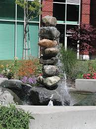 Rock Fountain Garden Fountains