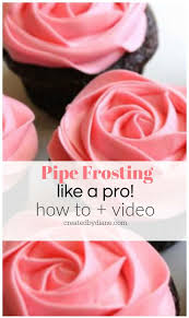 how to frost a rose on a cupcake video